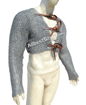 Aluminum Full Flat Dome Riveted Chain Mail Closed Voider